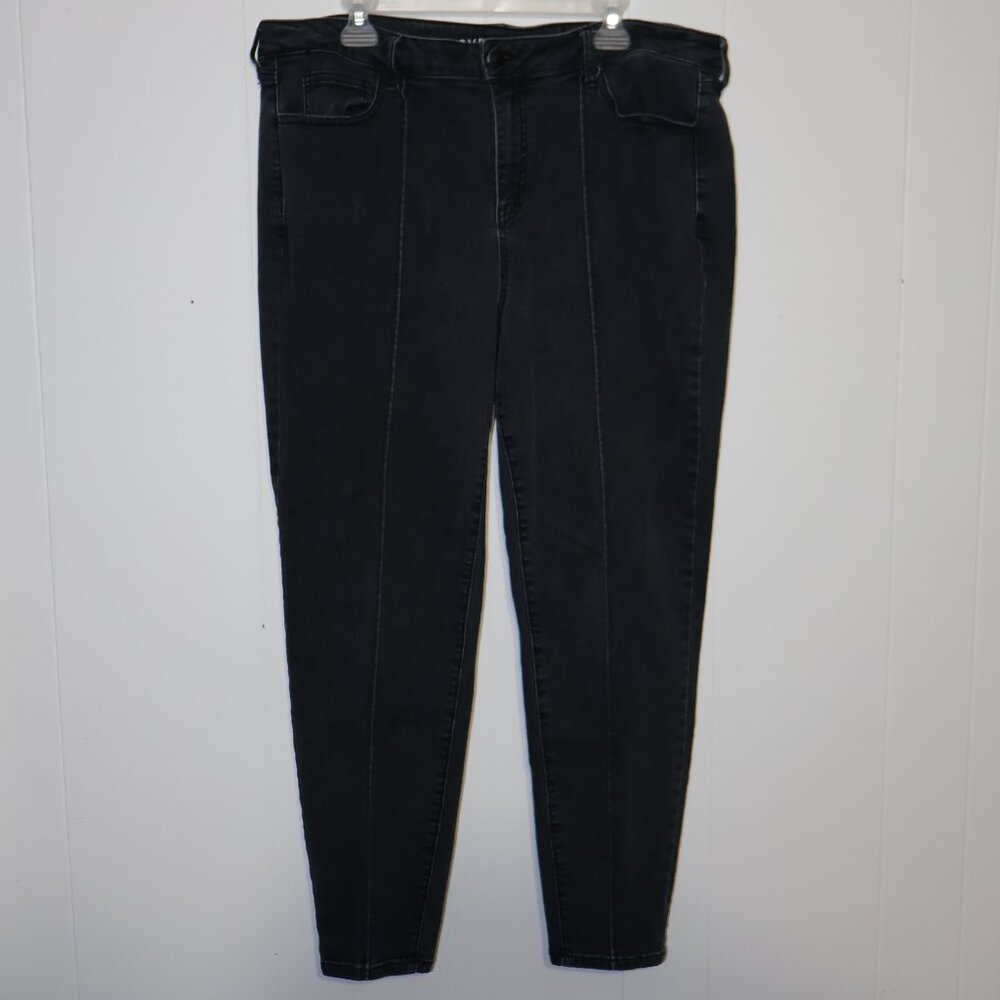 Love & Legend Premium Denim High Rise Skinny Jeans – Black (Women’s 22)